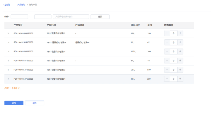 选购产品