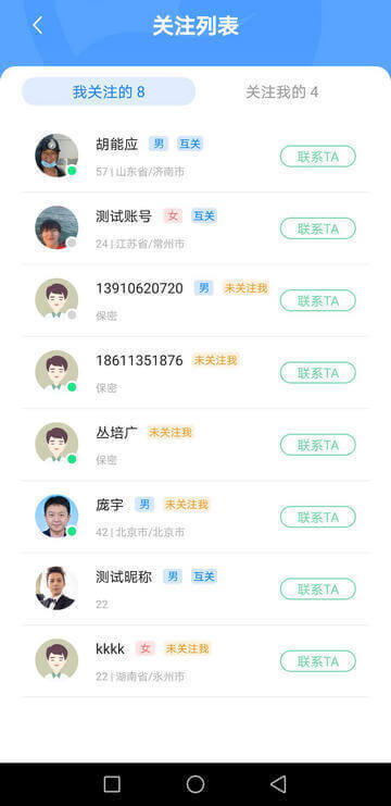我关注的
